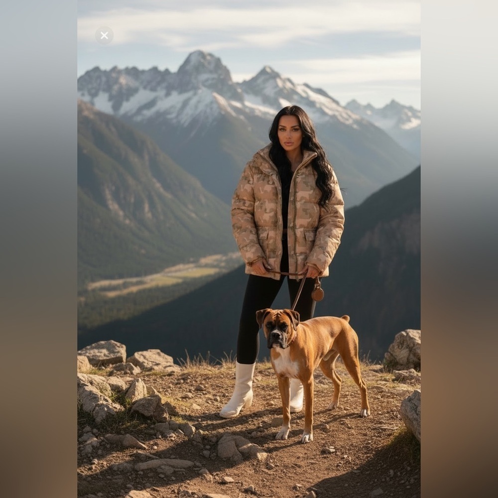 Unreal Fur Hidden Hound
Puffer Jacket Large NWT
